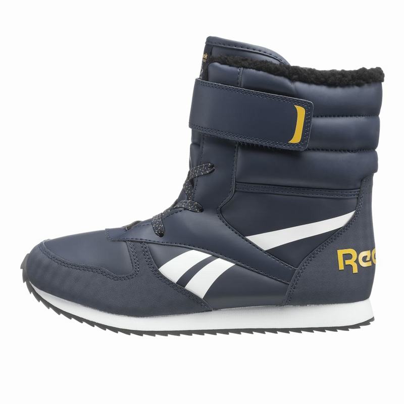 Reebok Cl Snow Jogger Čižmy Chlapcenske - Námornícka Modrá/Biele WA9013EB